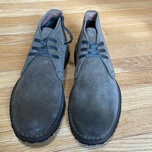 John Varvatos Brown Leather Boots